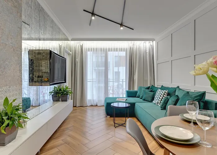 Aura Island Riverside & Parking By Downtown 4* Гданьск