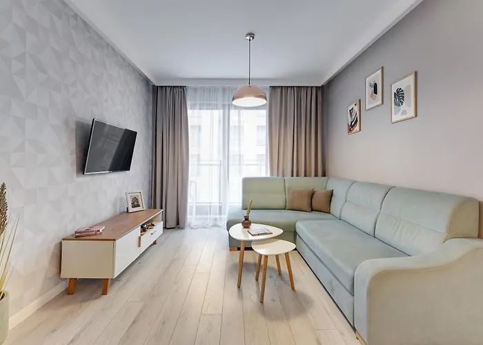 Апарт-отель Aura Island Riverside & Parking By Downtown Гданьск